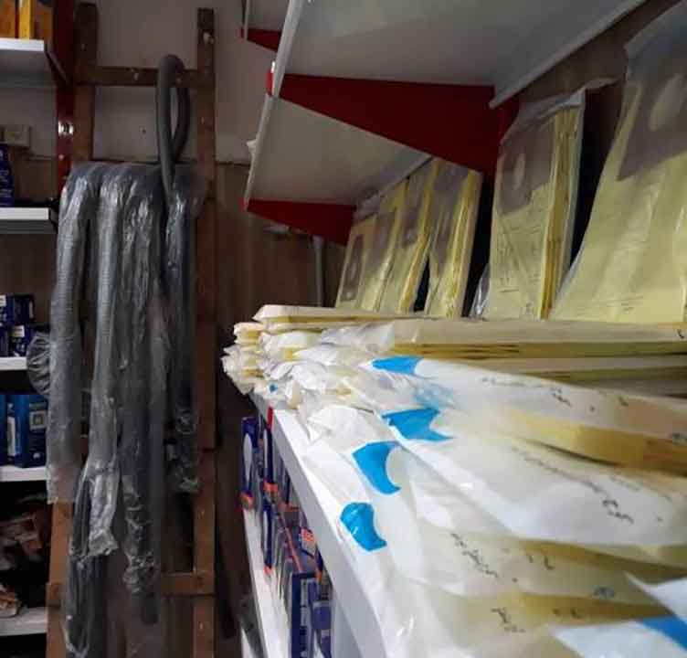 فضای داخل مغازه علمخواه — فروش لوازم خانگی